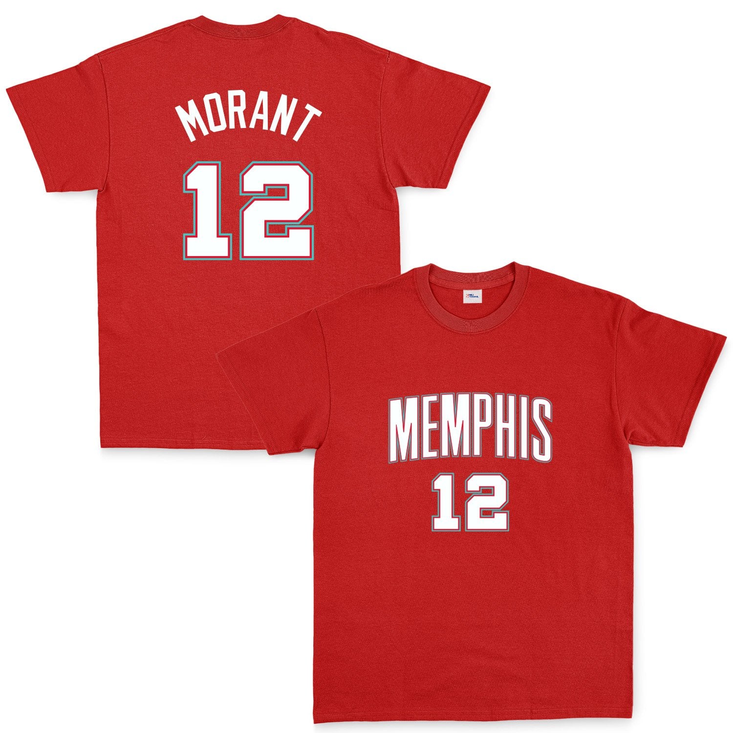 Ja Morant Memphis Forma Tişört XL - Kırmızı