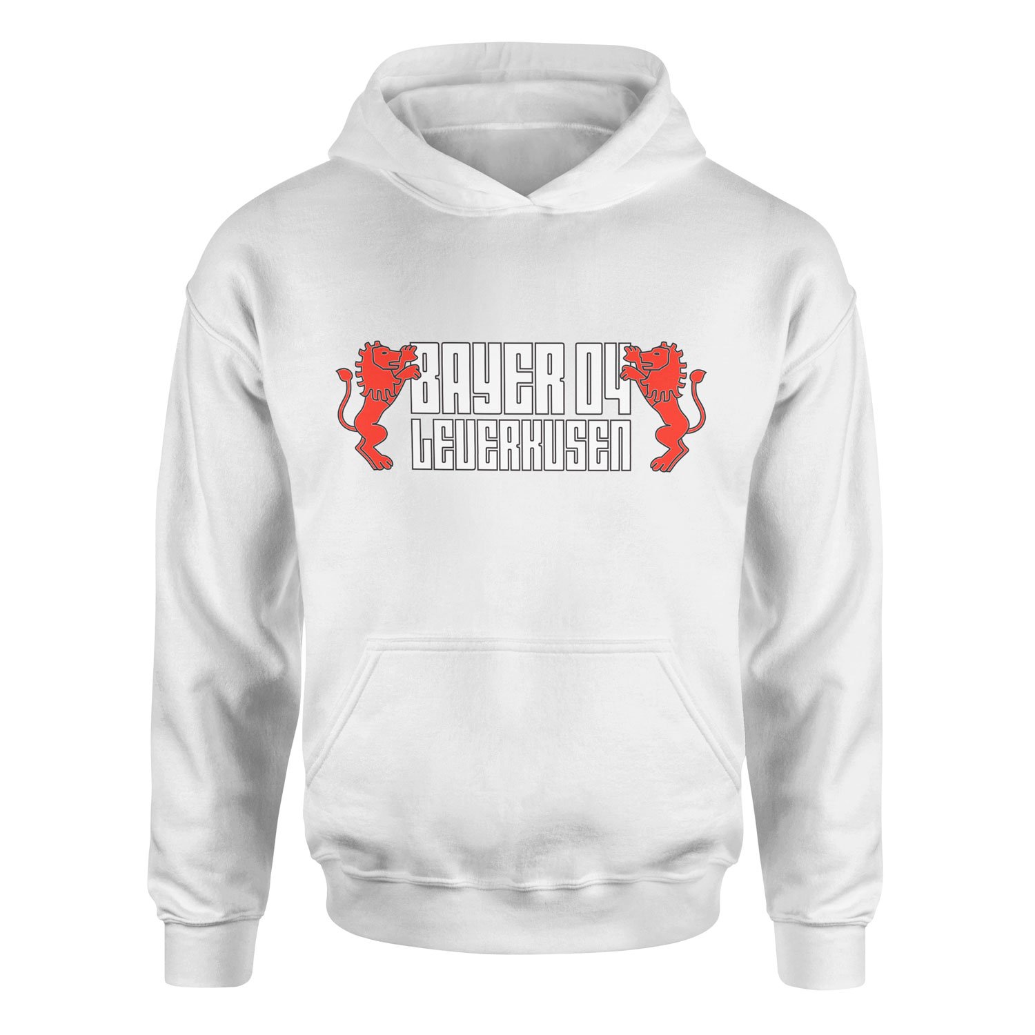 Bayer 04 Leverkusen Hoodie L - Beyaz
