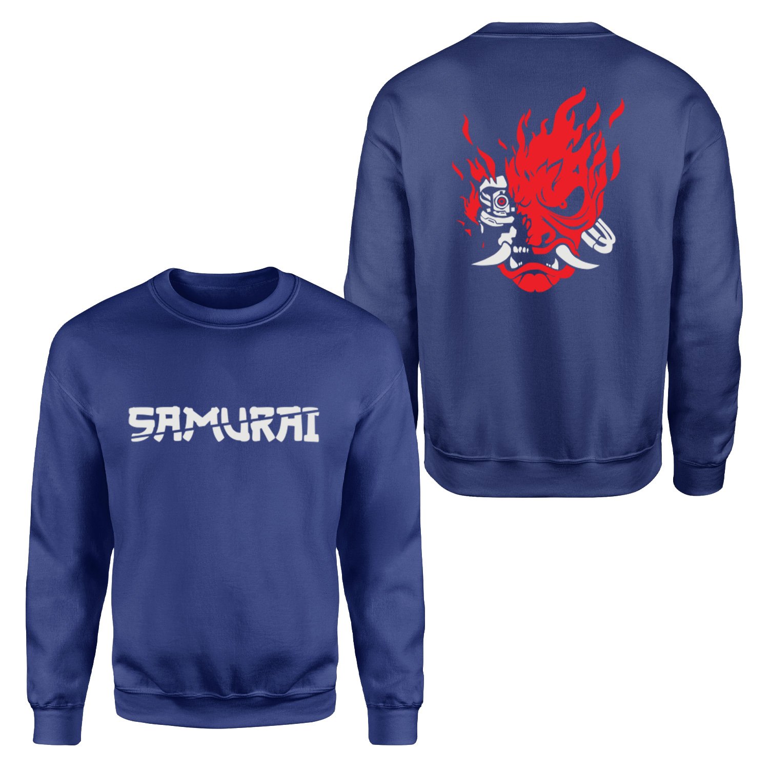Wake Up, Samurai | CYBERPUNK Sweatshirt XXL - Lacivert
