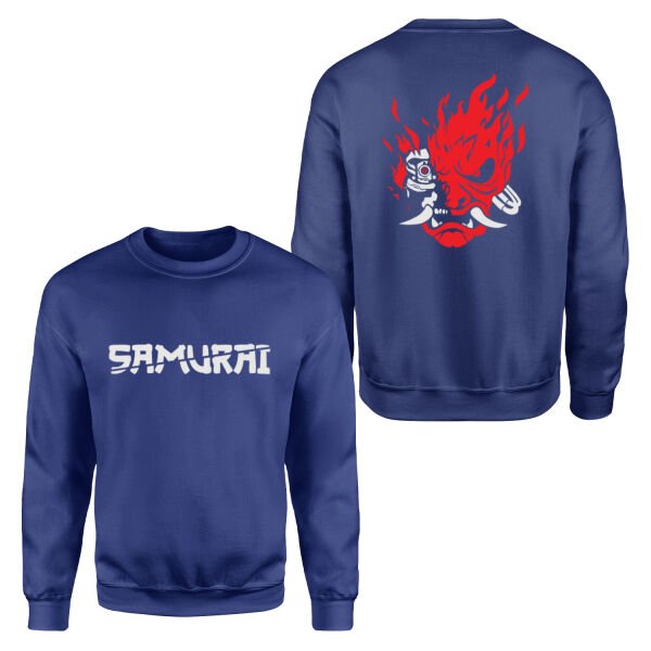 Wake Up, Samurai | CYBERPUNK Sweatshirt XXL - Lacivert