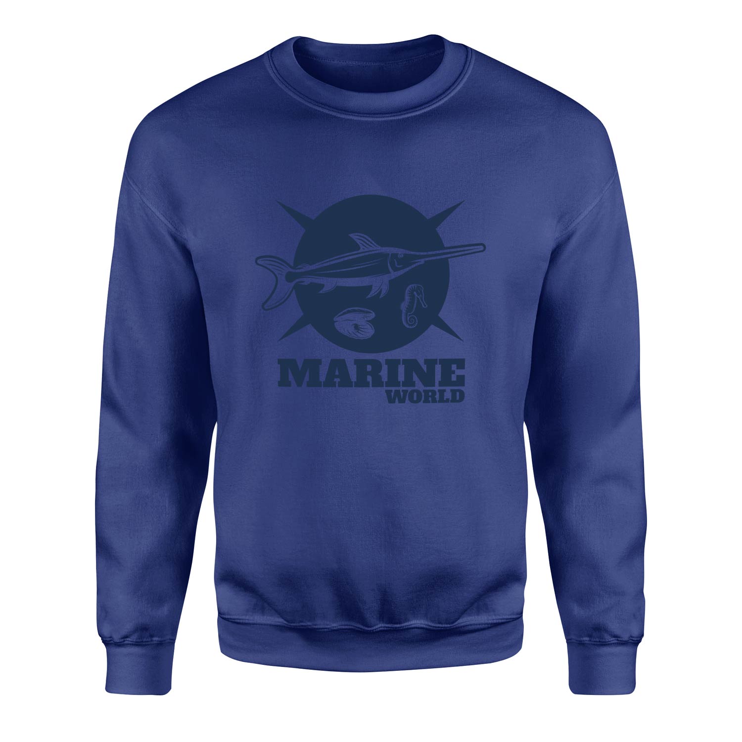 Marine World Denizci Sweatshirt M - İndigo Mavisi