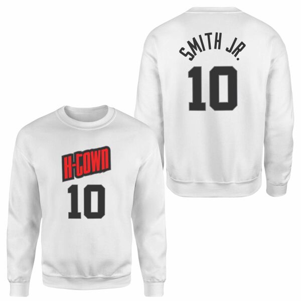 Jabari Smith Jr. 10 City Edition Forma Sweatshirt M - Beyaz