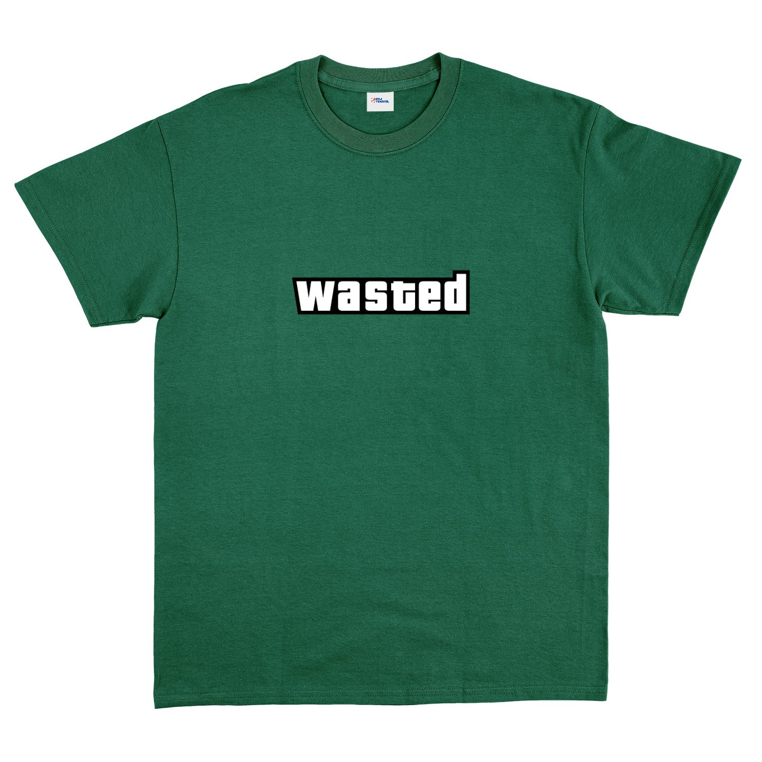 Wasted | GTA Tişört L - Nefti Yeşili