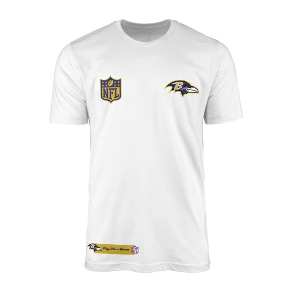 Play Like a Raven Baltimore Ravens MVP Tişört XL - Beyaz