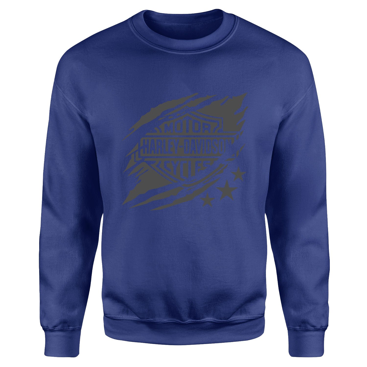 Harley Davidson Tear Sweatshirt M - İndigo Mavisi | OUTLET