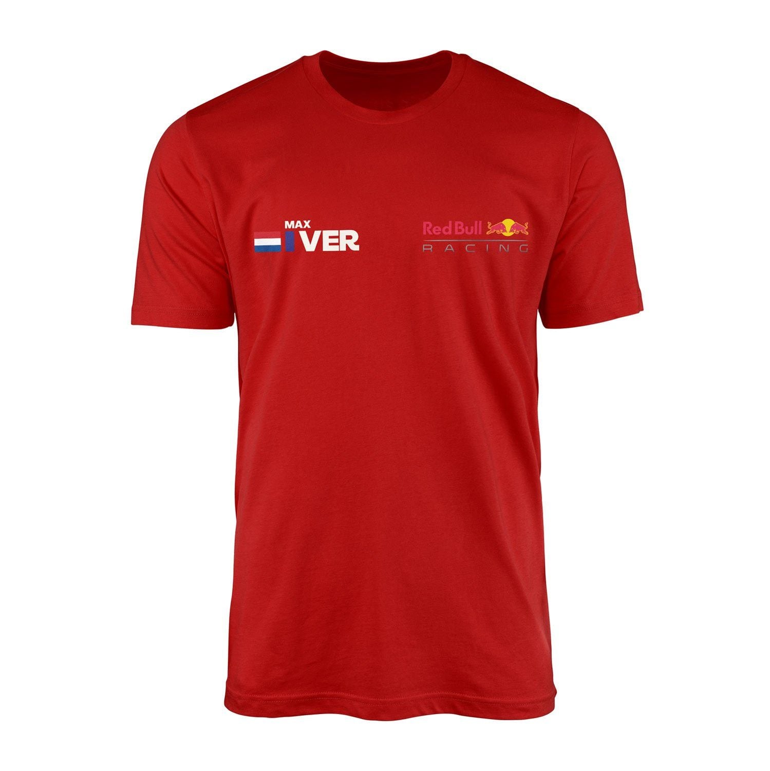 Max Verstappen Name Tag RB Racing Tişört M - Kırmızı