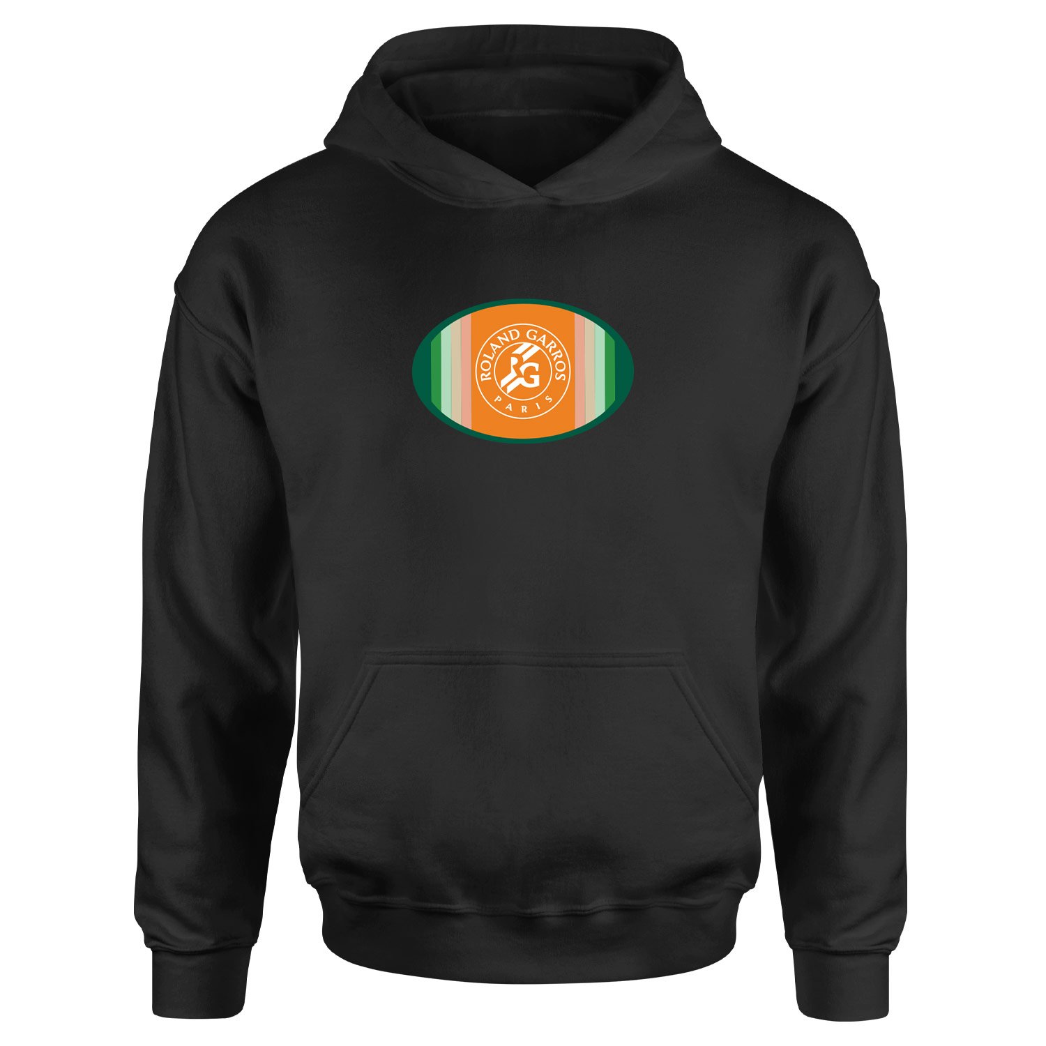 Roland Garros Hoodie XXL - Siyah