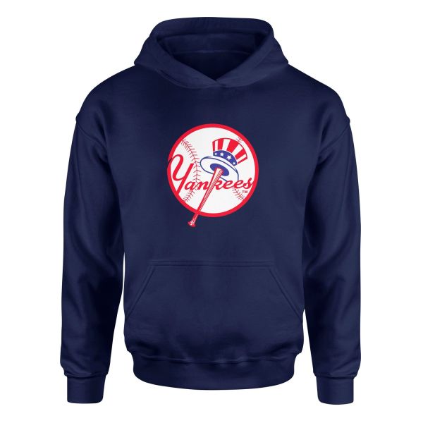 NY Yankees Uncle Sam Hoodie S - İndigo Mavisi
