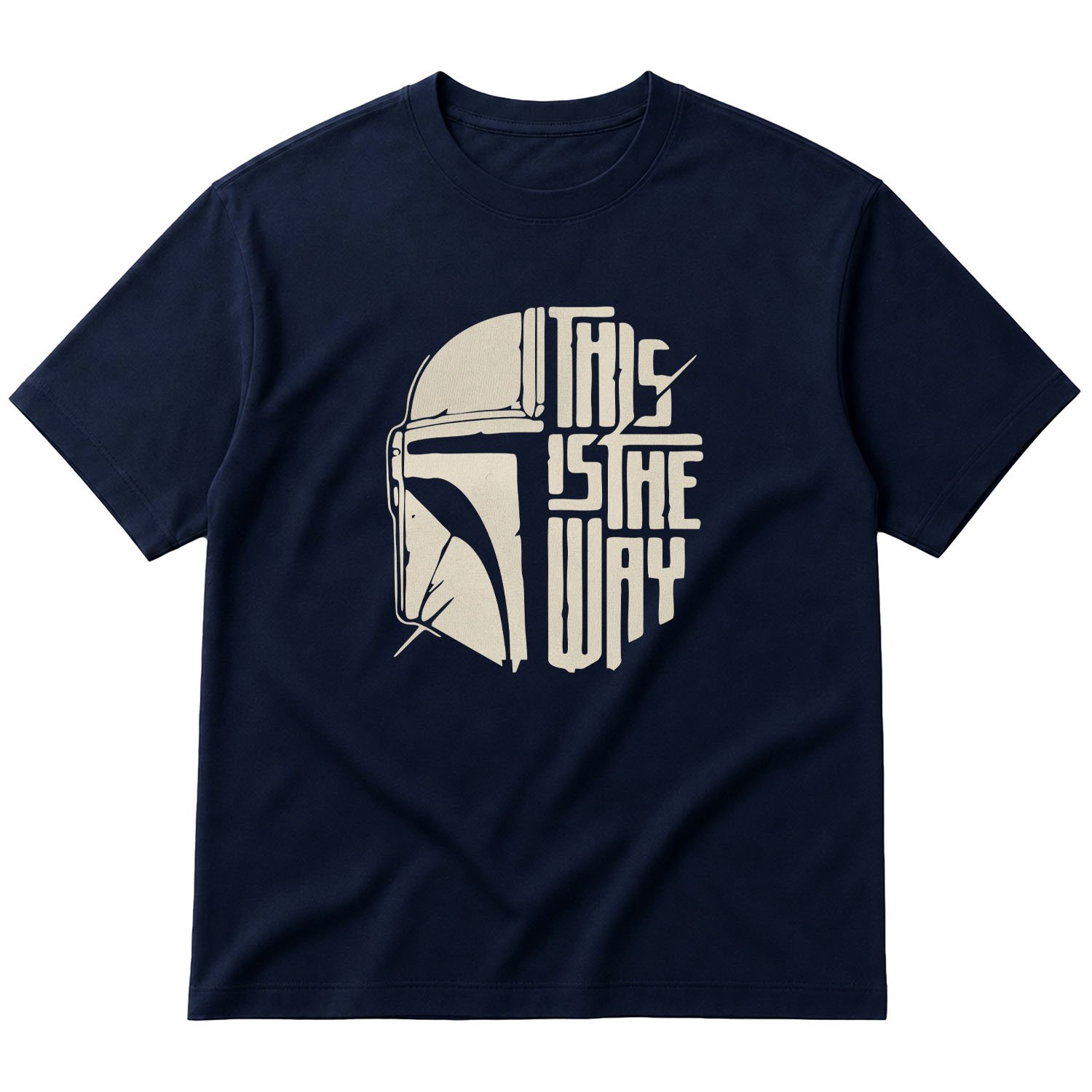 This is The Way SWTM Oversize Tişört M - İndigo Mavisi