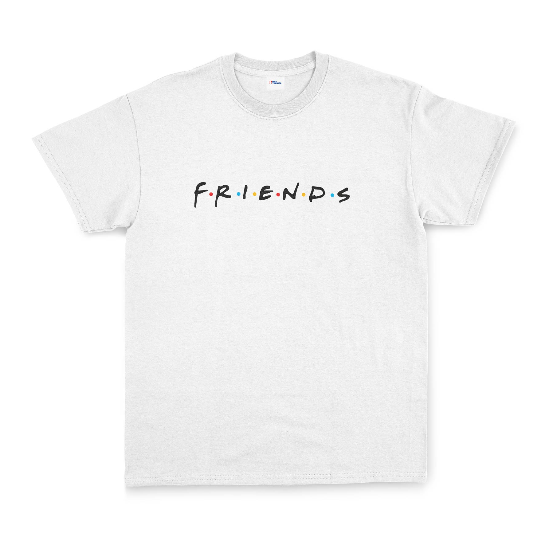 Friends Tişört M - Beyaz