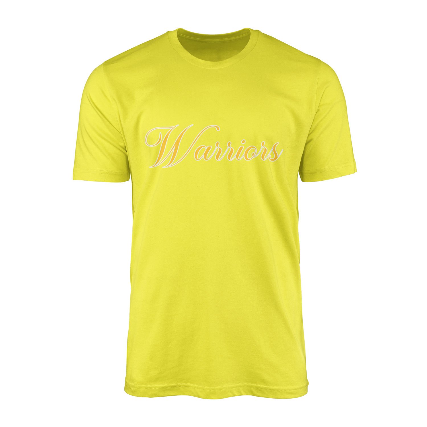 Warriors Cursive Tişört S - Sarı