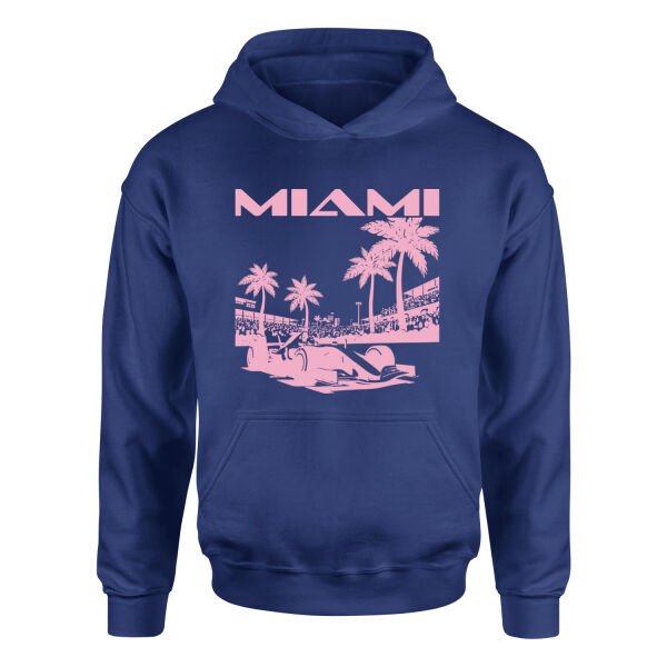 Miami Track Hoodie M - İndigo Mavisi