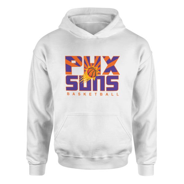 PHX Suns Hoodie S - Beyaz