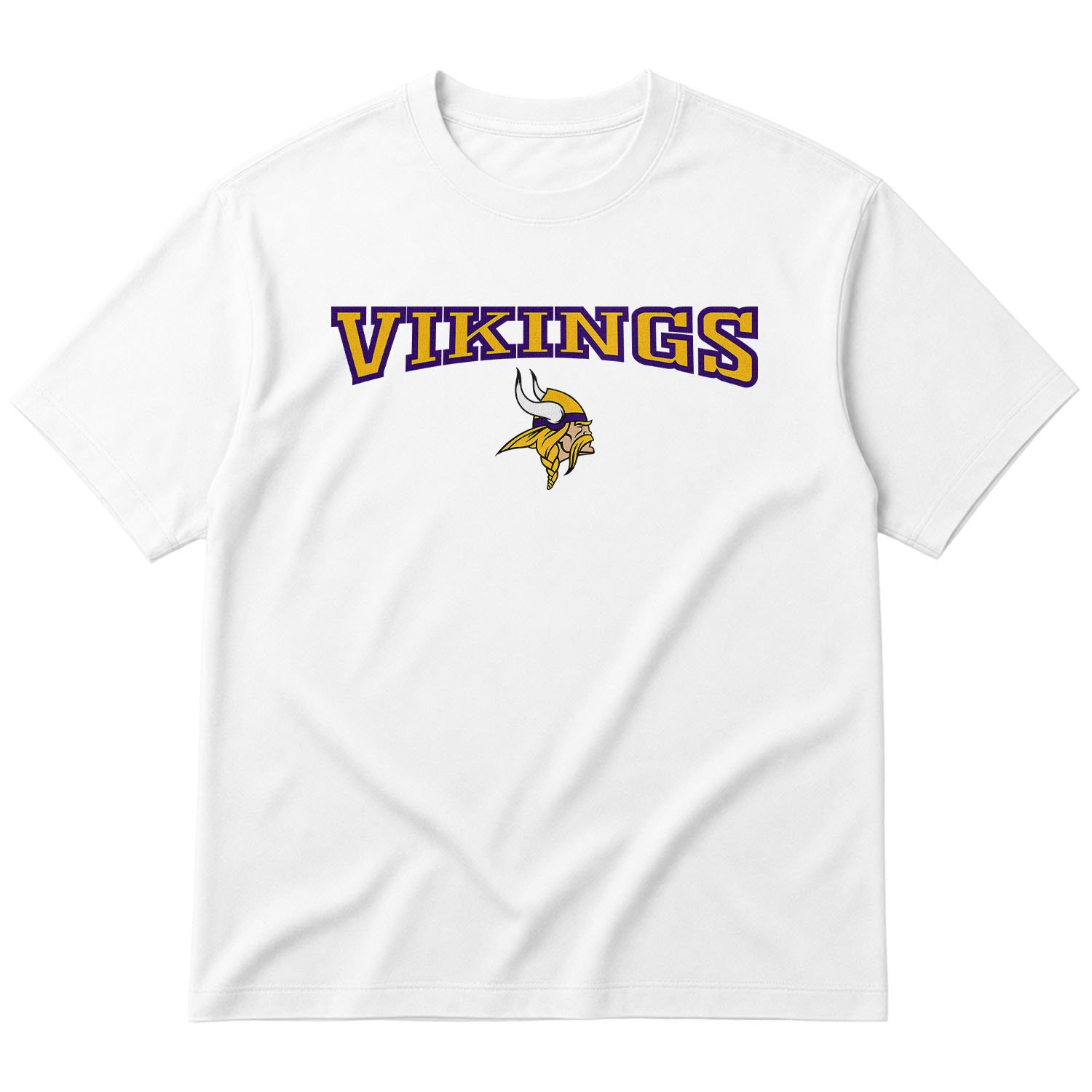Minnesota VIKINGS B Oversize Tişört L - Beyaz