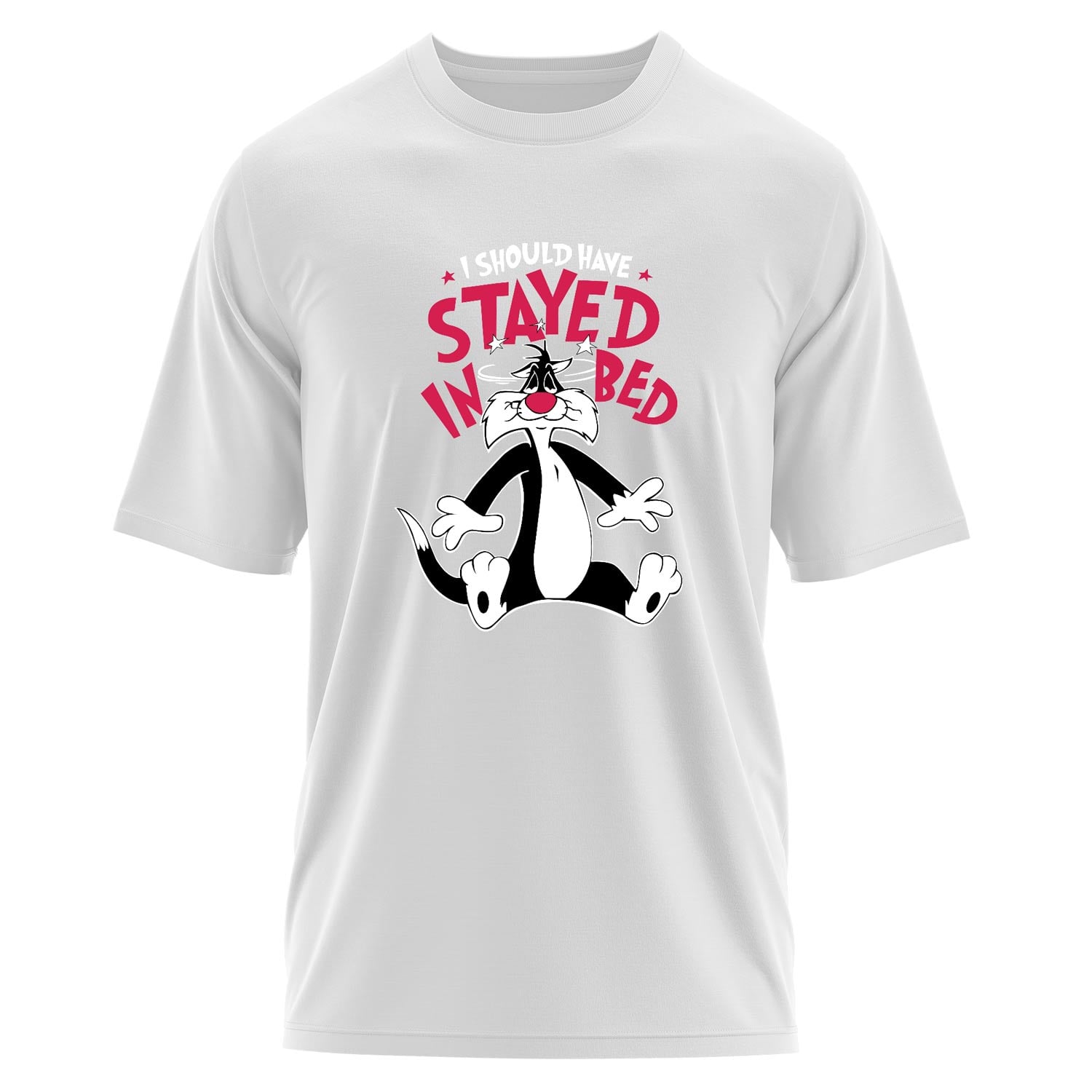 Sylvester Oversize Tişört XL - Beyaz