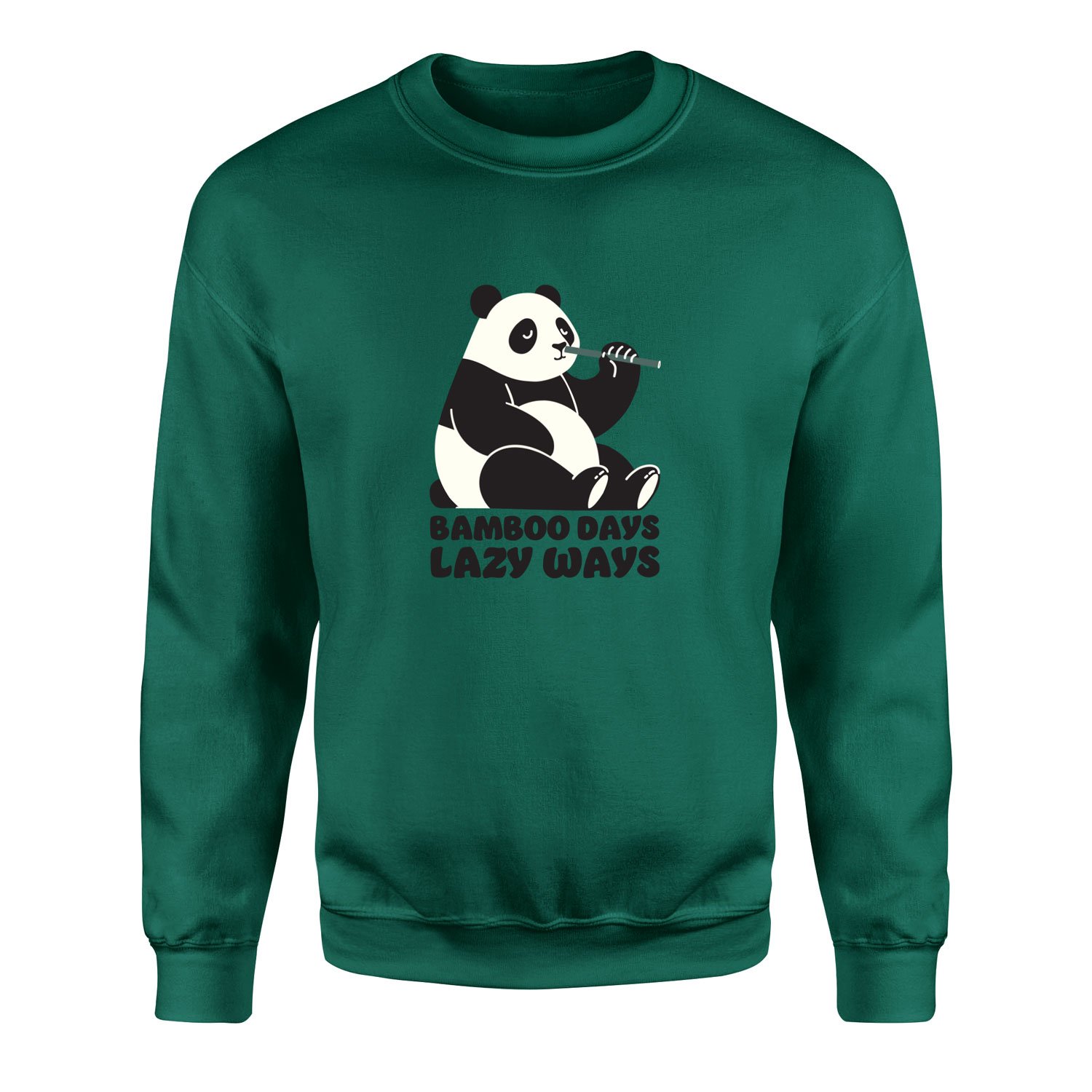 Bamboo Days Lazy Ways Sweatshirt XXL - Nefti Yeşili