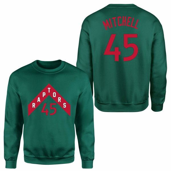 Davion Mitchell 45 Raptors Jersey Sweatshirt L - Nefti Yeşili