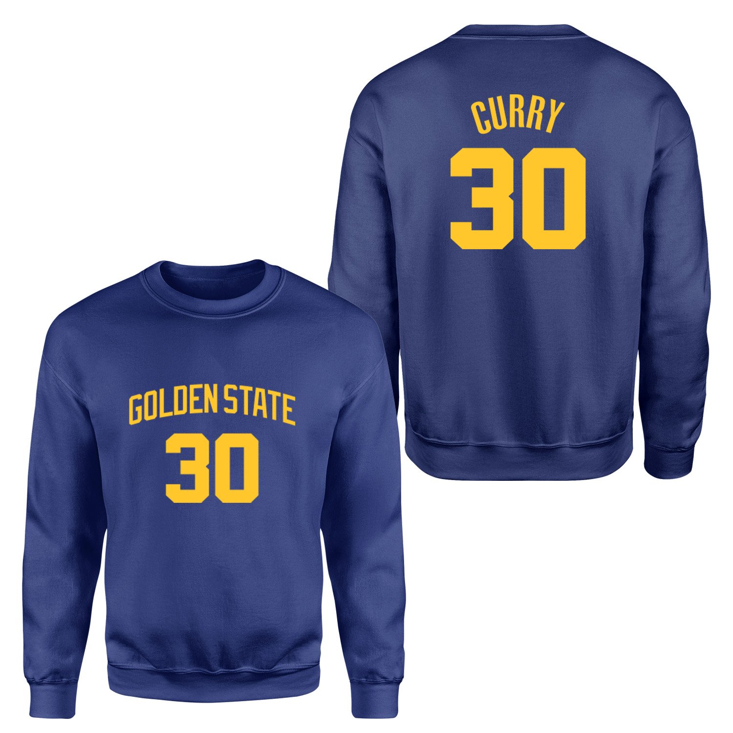 Stephen Curry Golden State Forma Sweatshirt S - İndigo Mavisi