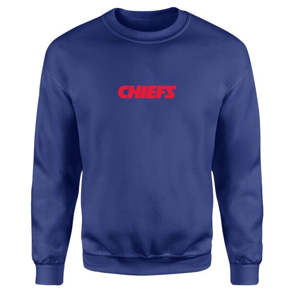 KC CHIEFS Iconic Sweatshirt XL - İndigo Mavisi