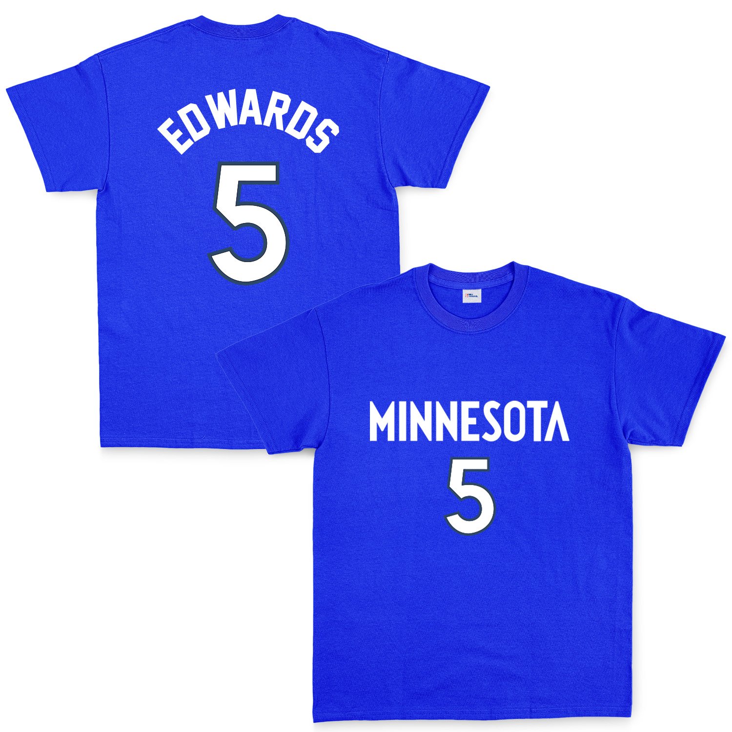 Anthony Edwards Minnesota Jersey Tişört L - Mavi