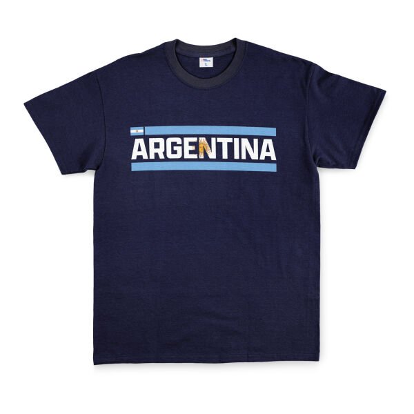 Argentina Tişört L - İndigo Mavisi