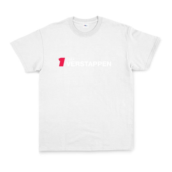 Max Verstappen 1 Tişört M - Beyaz
