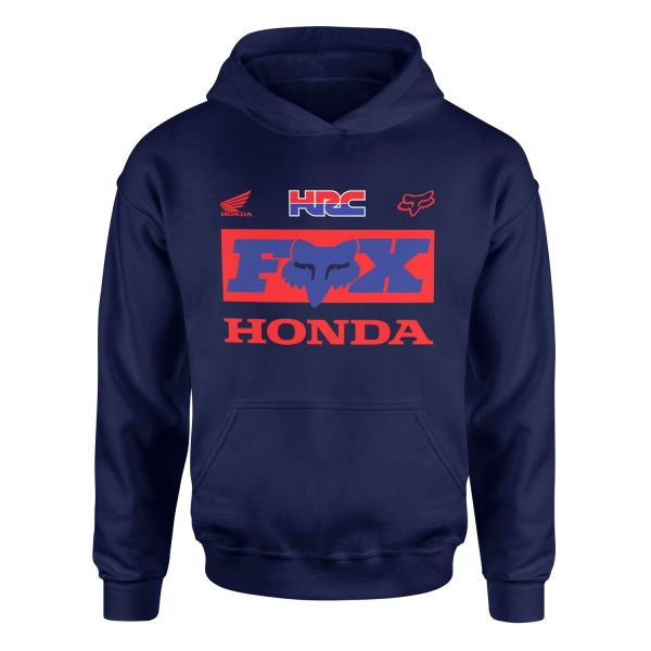 HONDA Racing x Fox Hoodie S - Lacivert