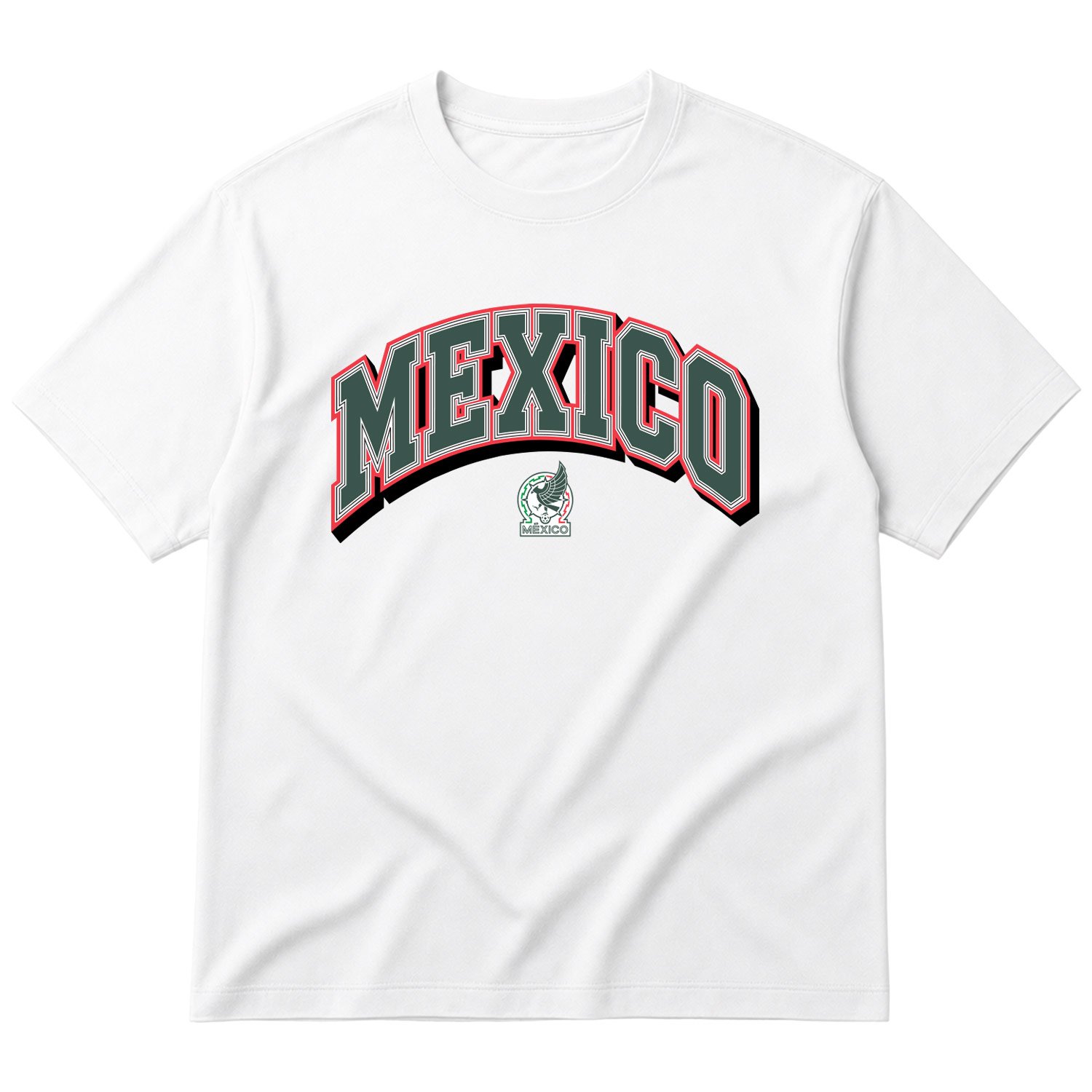 Meksika 2026 Varsity Oversize Tişört
