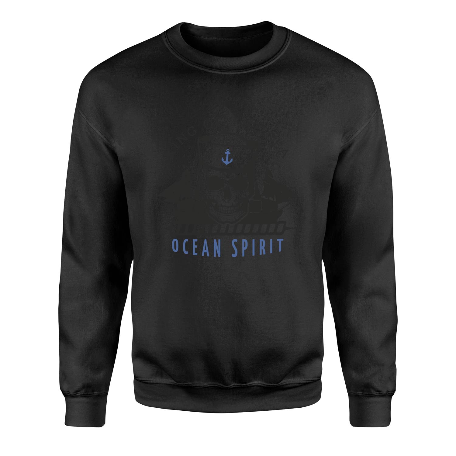 King of the Sea Denizci Sweatshirt S - Siyah