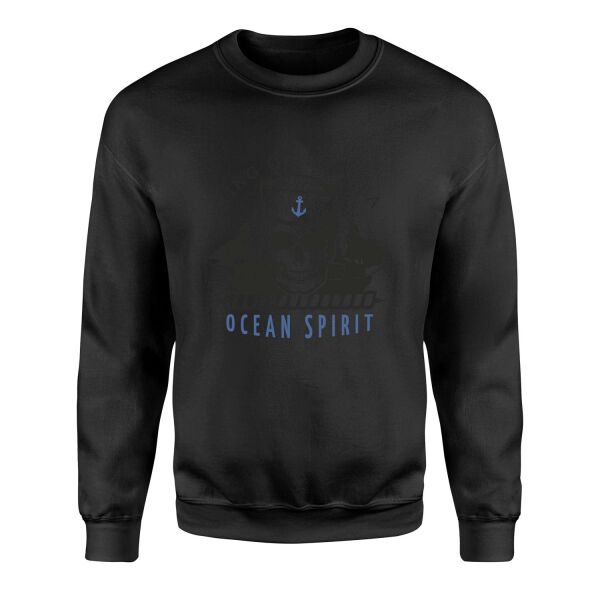 King of the Sea Denizci Sweatshirt S - Siyah