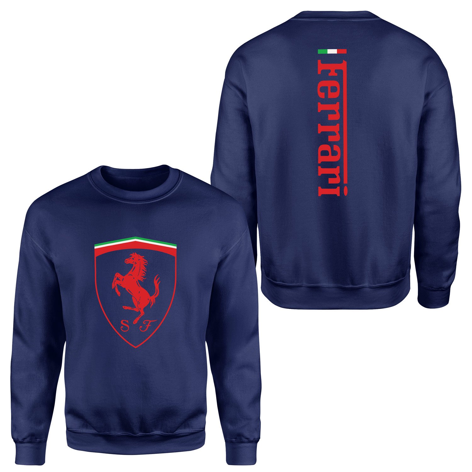 Scuderia Ferrari SE 24 Siyah Sweatshirt XXL - İndigo Mavisi