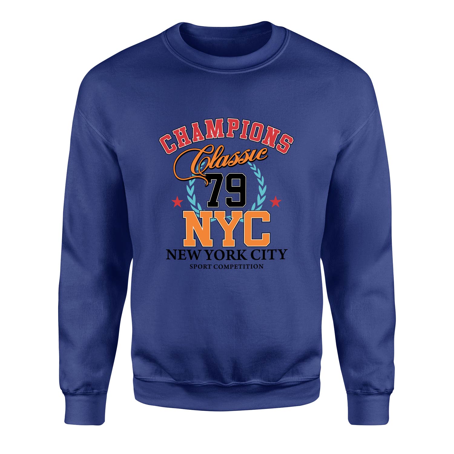 Champions Classic NYC Sweatshirt XL - İndigo Mavisi
