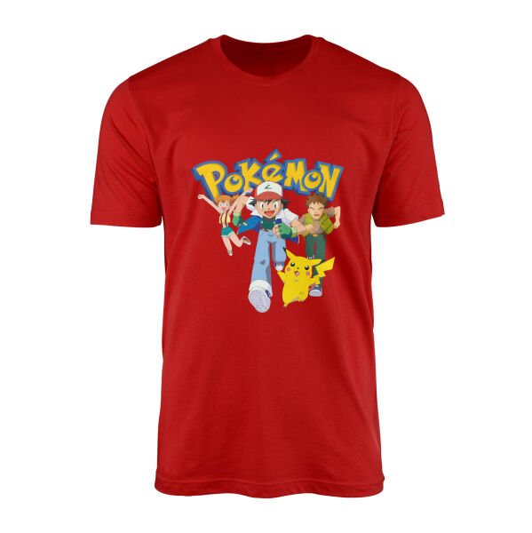Pokemon Gotta Catch ’em All Tişört M - Kırmızı