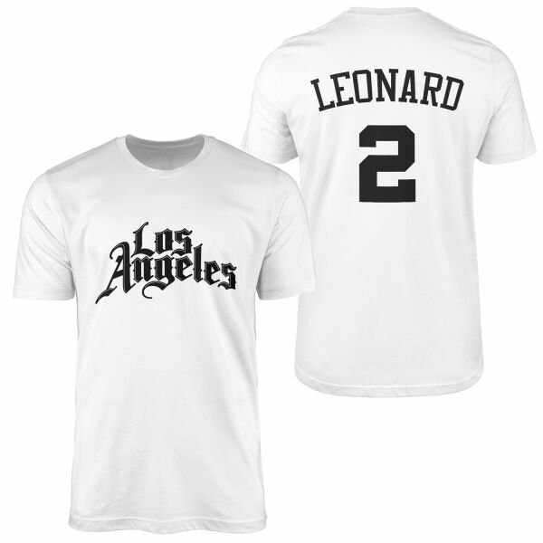 Kawhi Leonard Los Angeles Forma Tişört XL - Beyaz