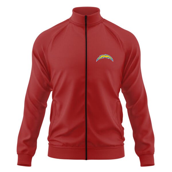 Los Angeles Chargers Fermuarlı Sweatshirt XL - Kırmızı