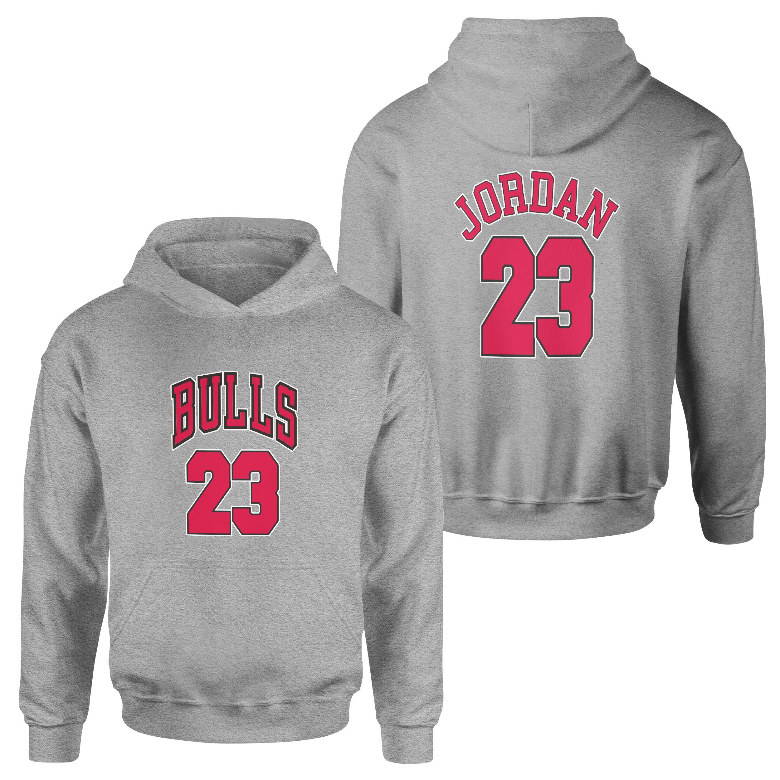 Michael Jordan 23 Forma Hoodie XL - Gri