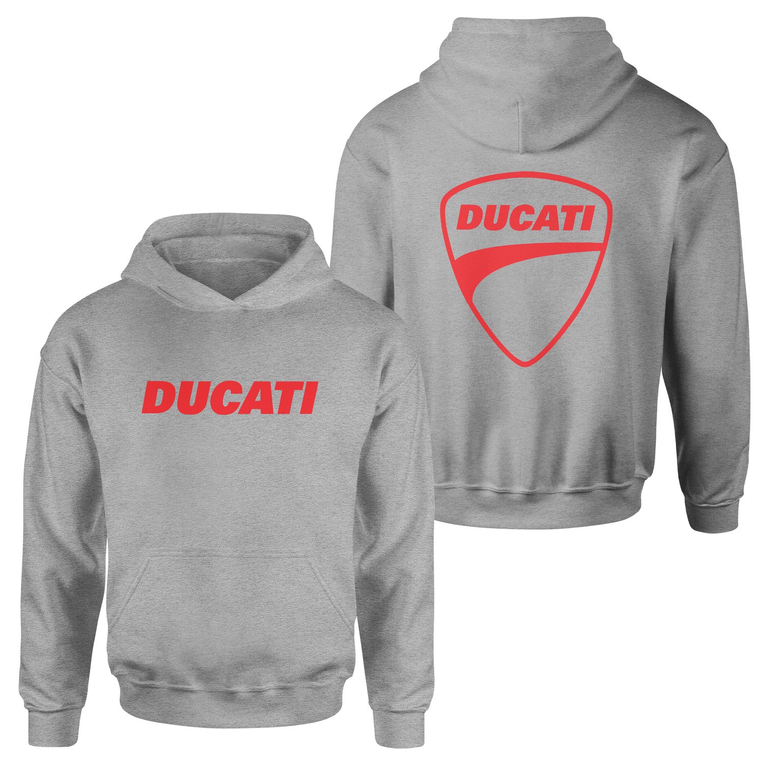Ducati Italian Thunder Hoodie M - Gri