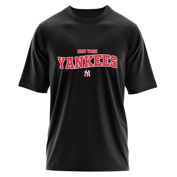 New York YANKEES HL Oversize Tişört S - Siyah