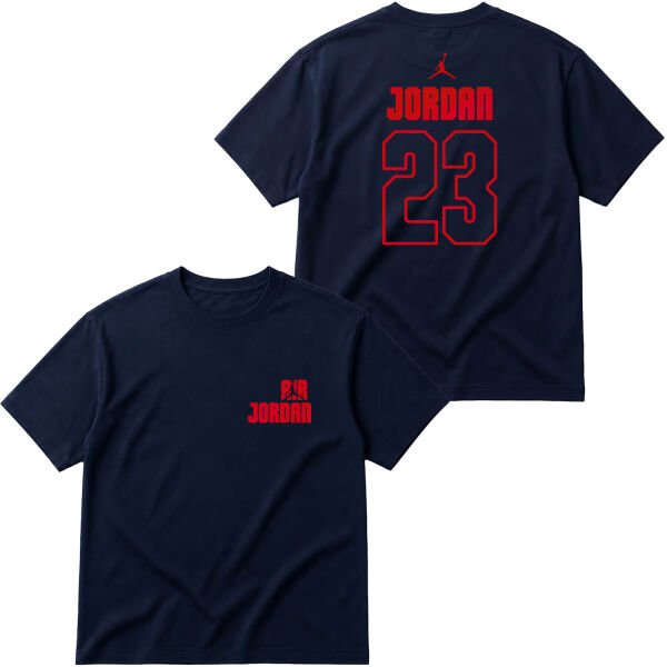 Air Jordan Block 23 Oversize Tişört L - İndigo Mavisi