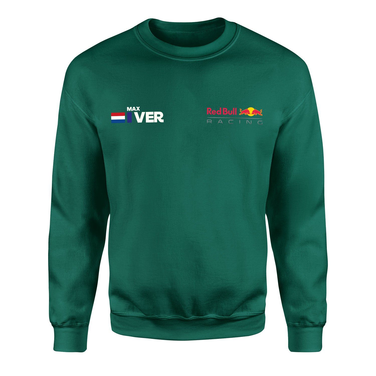 Max Verstappen Name Tag RB Racing Sweatshirt L - Nefti Yeşili