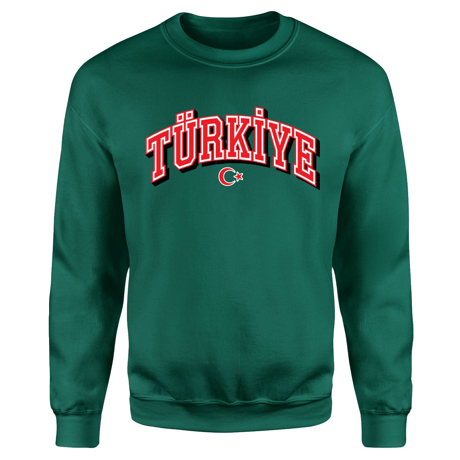 Türkiye 2026 Varsity Sweatshirt M - Nefti Yeşili