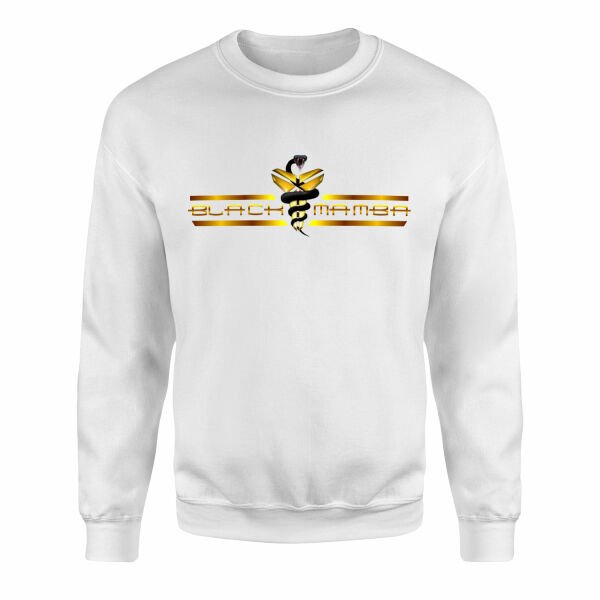 BLACKMAMBA KOBE Sweatshirt L - Beyaz