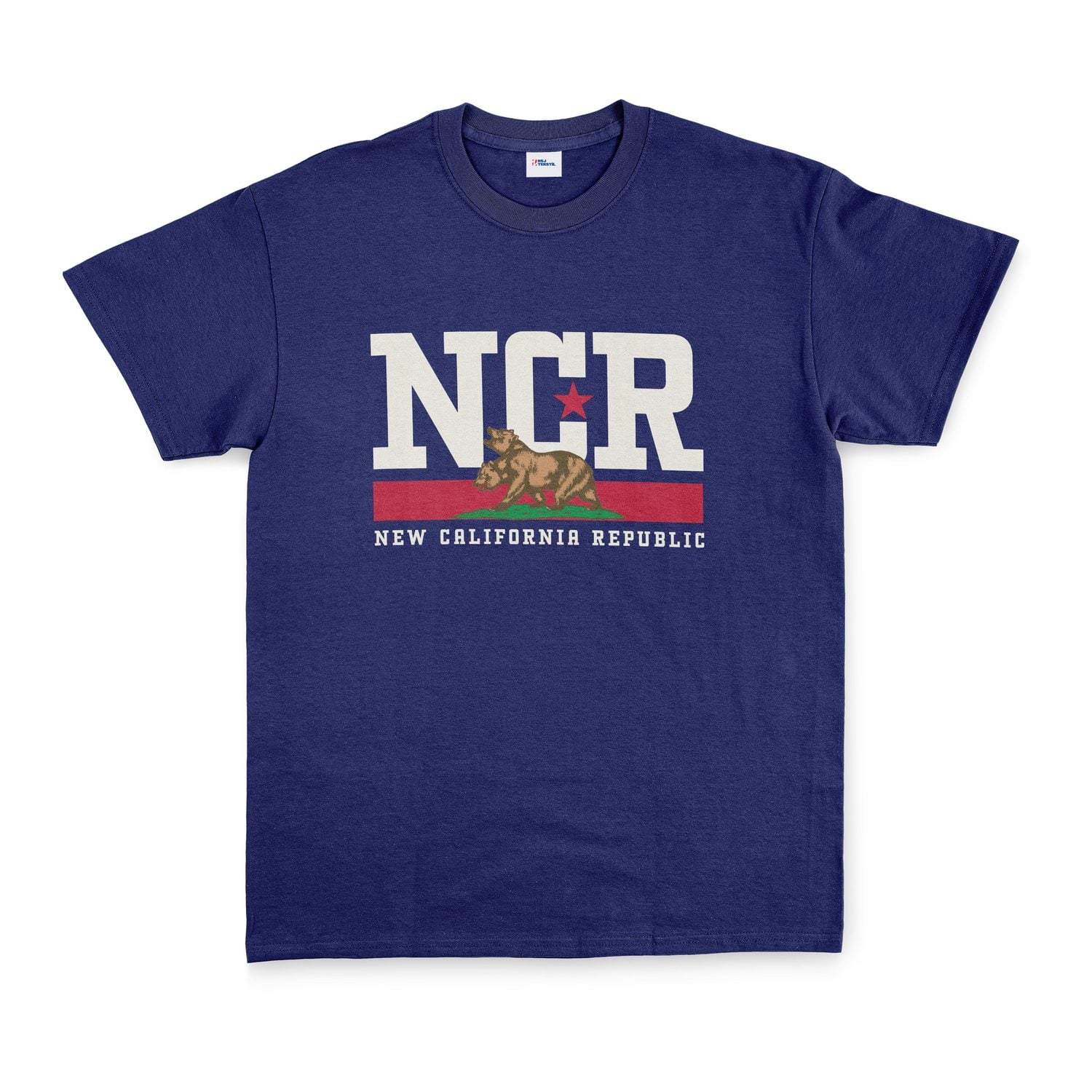 NCR | Fallout Premium Tişört L - İndigo Mavisi | OUTLET