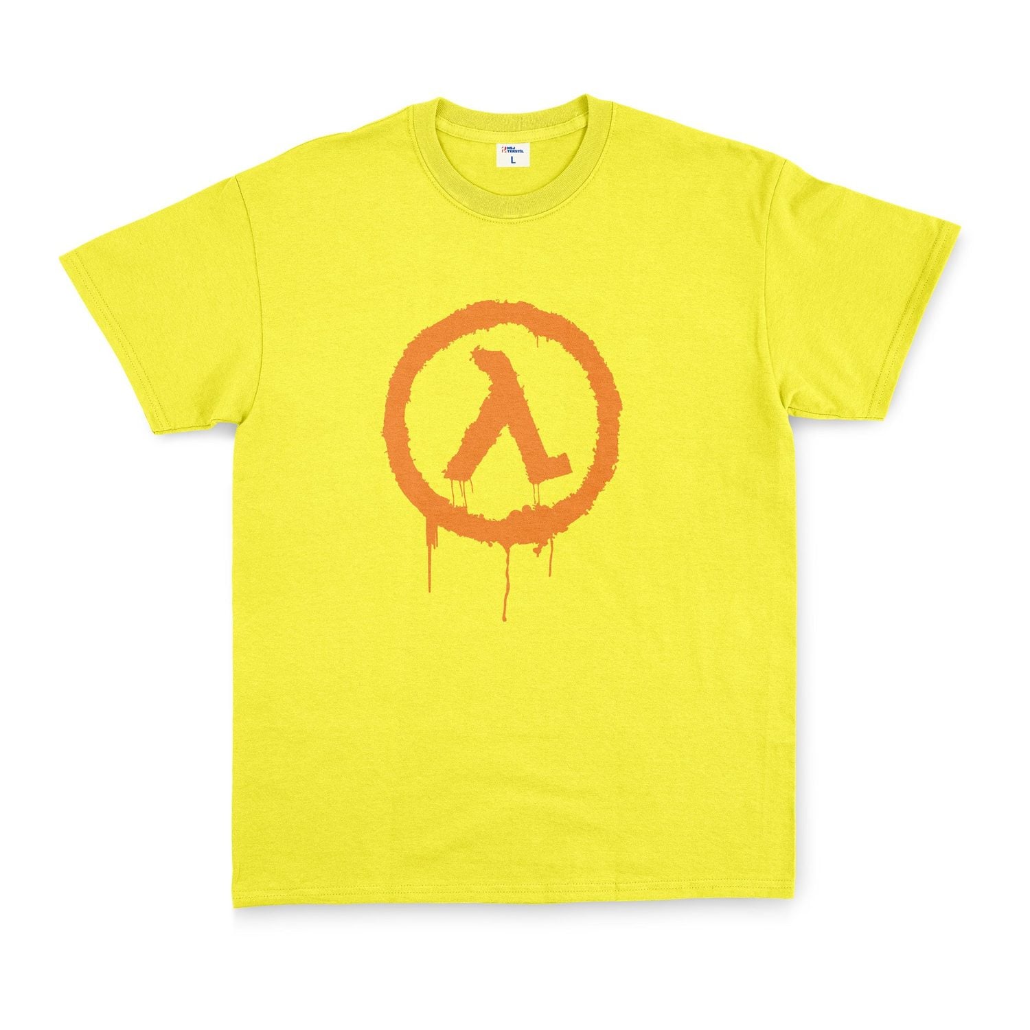 Half-Life Spray Tişört XXL - Sarı