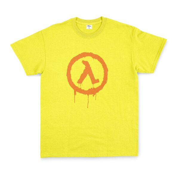 Half-Life Spray Tişört XXL - Sarı