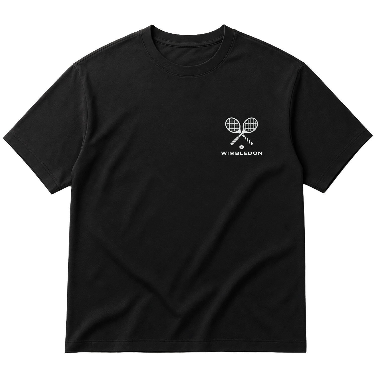 Wimbledon R Oversize Tişört M - Siyah