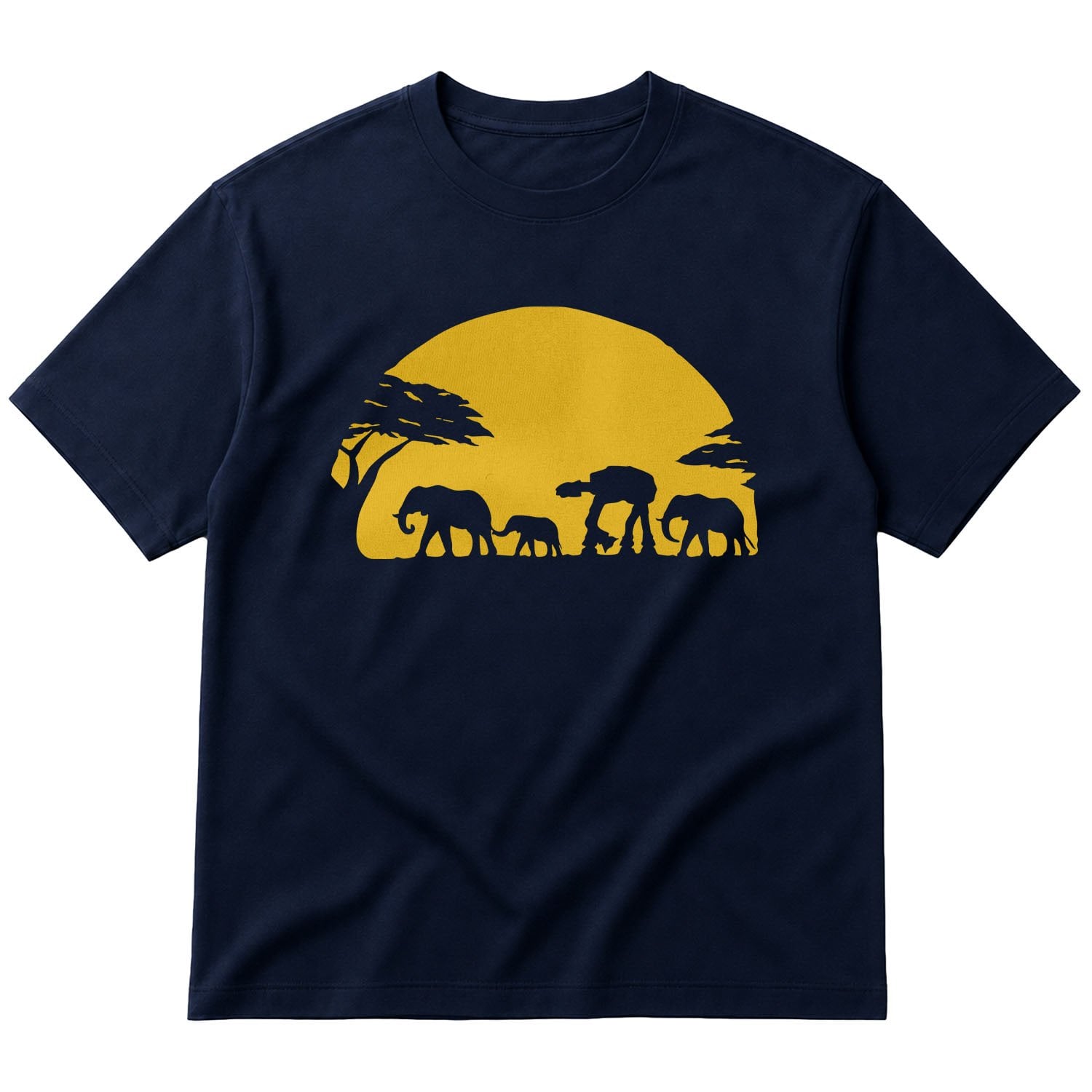 AT In the Jungle Oversize Tişört M - İndigo Mavisi