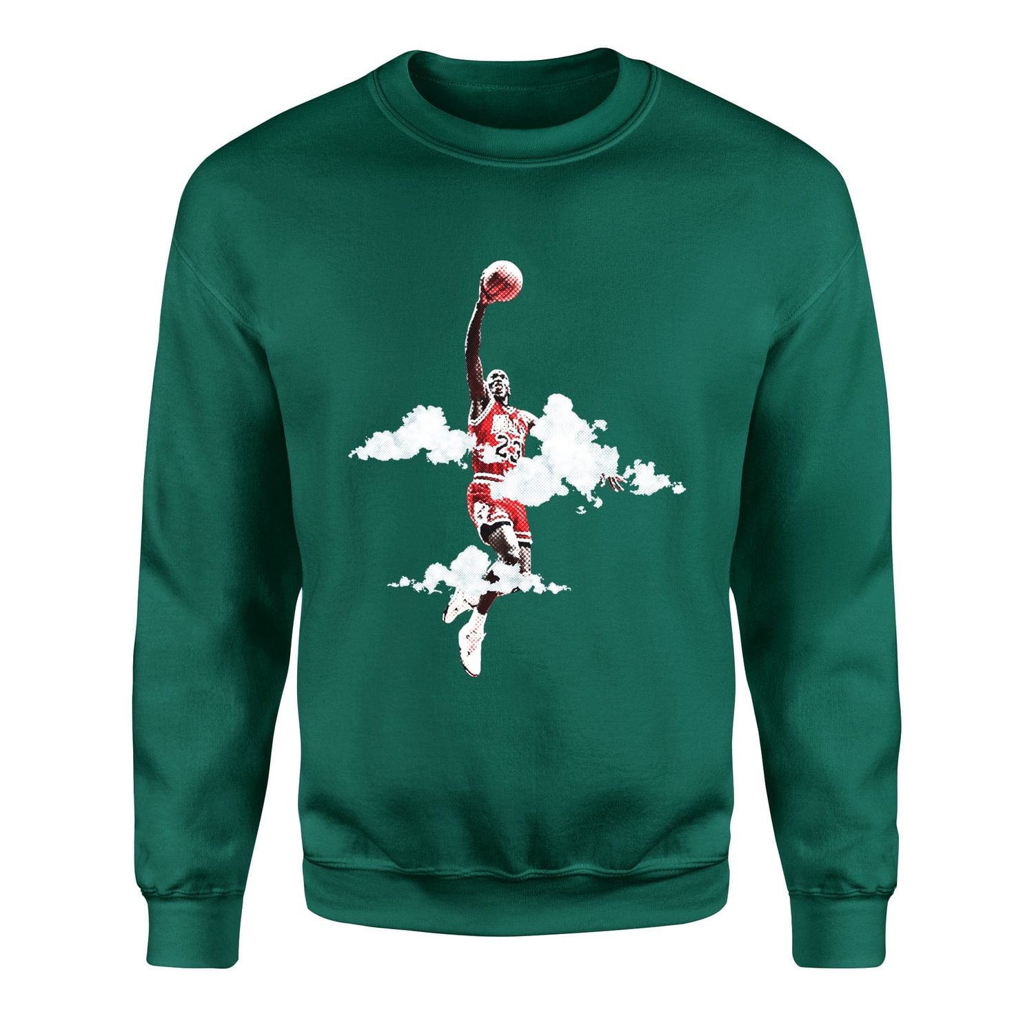 His Airness Sweatshirt L - Nefti Yeşili