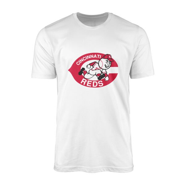 Cincinnati Reds | Mr. Red 80’s Tişört XL - Beyaz