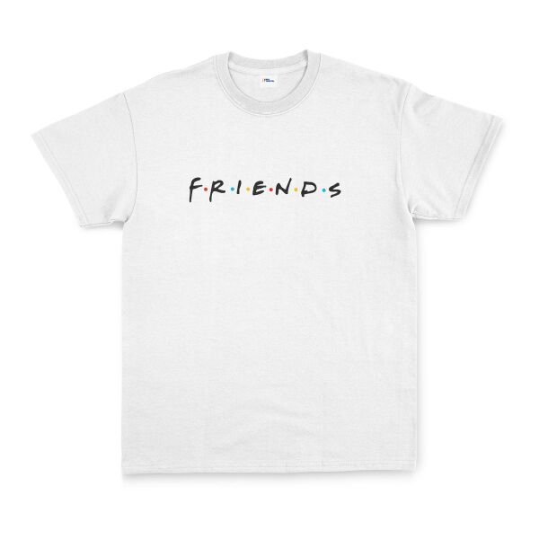 Friends Tişört XL - Beyaz